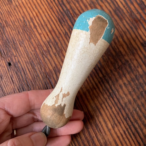 Vintage primitive wooden stainless potato masher lot - Picture 5 of 6